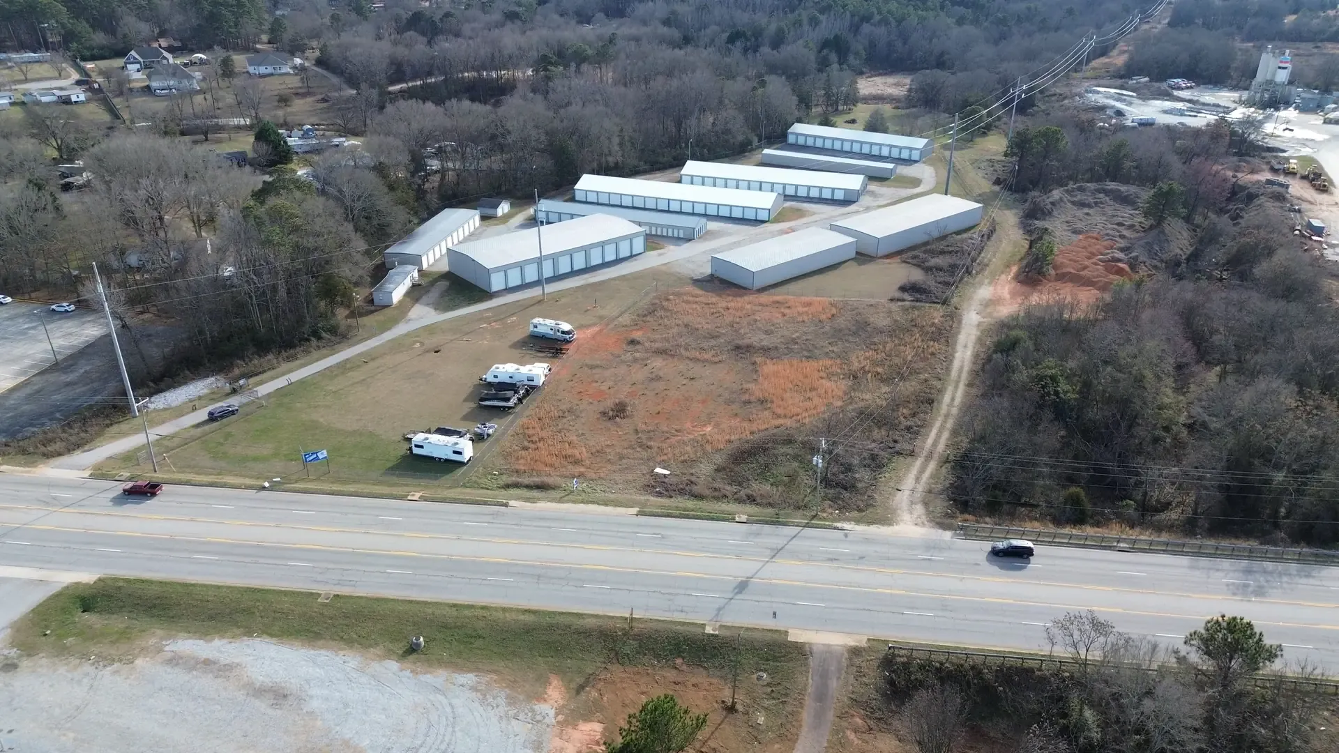 Aerial view of Iron Harbor